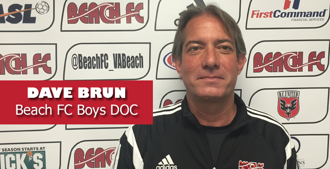 Beach FC names Dave Brun Boys DOC (Travel)